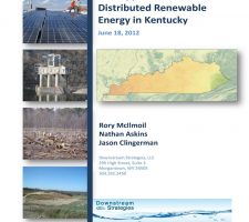 The Opportunities for Distributed Renewable Energy in Kentucky (2012)