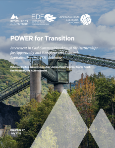 POWER for Transition: Investment in Coal Communities through the Partnerships for Opportunity and Workforce and Economic Revitalization (POWER) Initiative (2022)