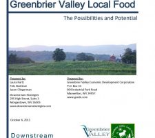 Greenbrier Valley Local Foods: The Possibilities and Potential (2011)