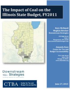 The Impact of Coal on the Illinois State Budget (2013)